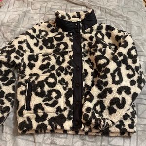 old navy leopard jacket